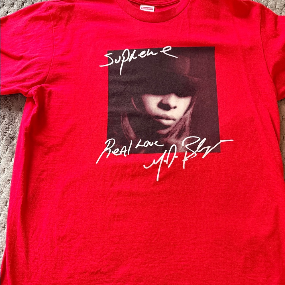Supreme Mary J Bloge Red Tee